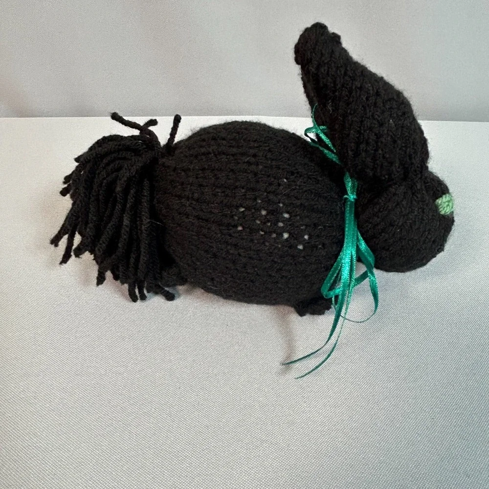 Handmade Crochet Lot of 4 Animals Dolls Toys - Bear, Mermaid, Rabbit, Armadillo‎